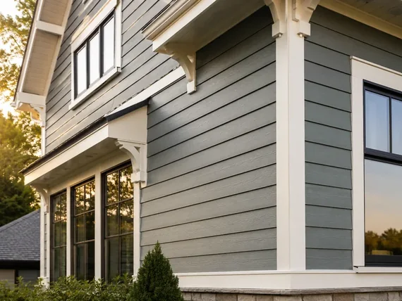 New fiber cement siding